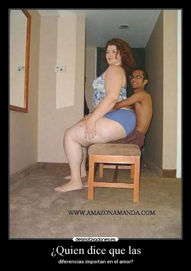 ¿Quien dice que las - diferencias importan en el amor?