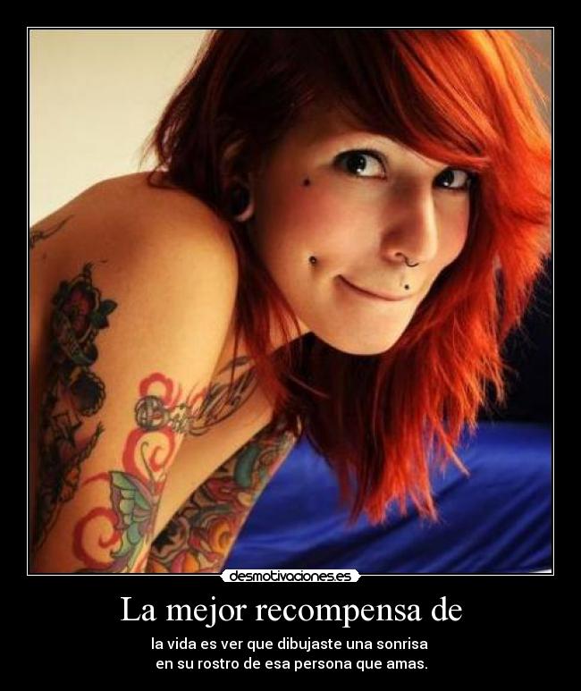 carteles mejor recompensa vida desmotivaciones