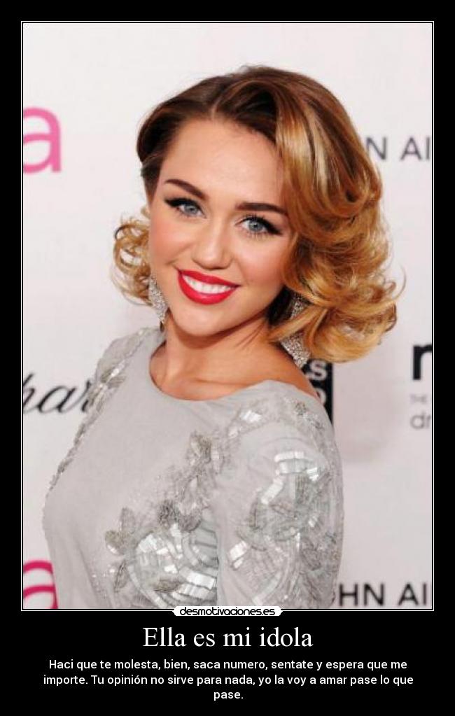 Ella es mi idola - 
