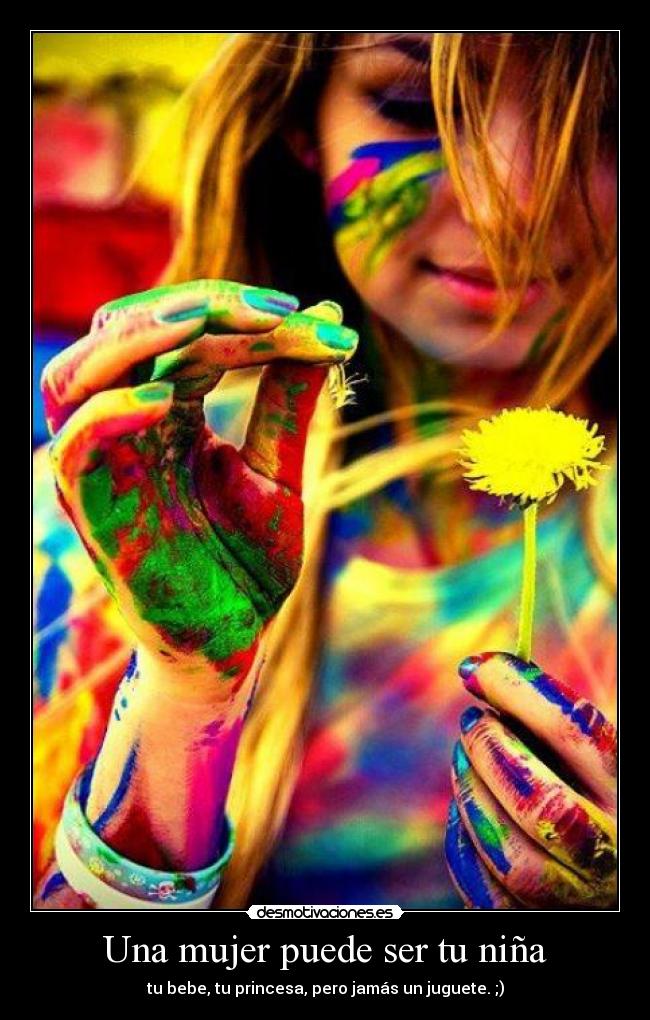 Una mujer puede ser tu niña -