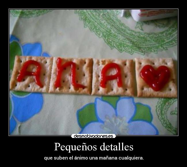 Pequeños detalles - 