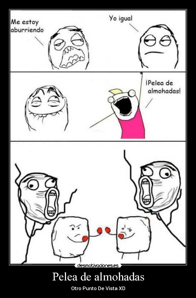 Pelea de almohadas -