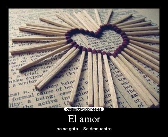 El amor -