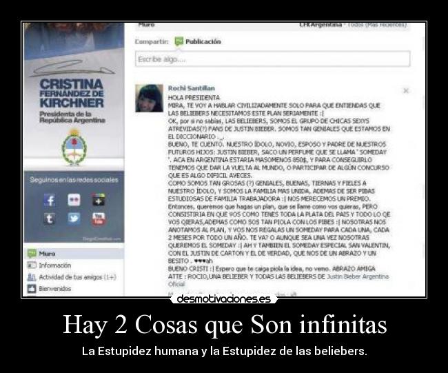 Hay 2 Cosas que Son infinitas - 