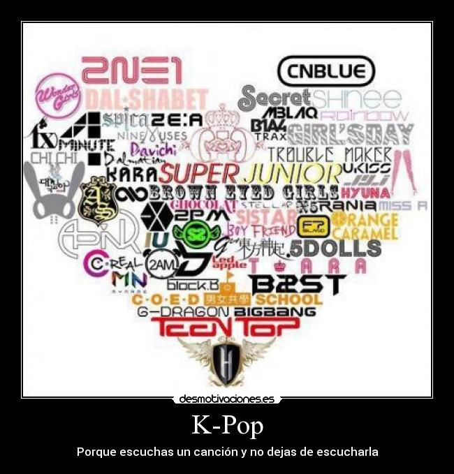 K-Pop - Porque escuchas un canción y no dejas de escucharla