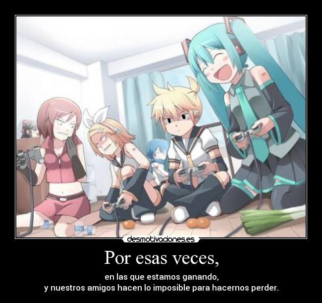 carteles anime vocaloid miku rin len meiko perlithakawai desmotivaciones