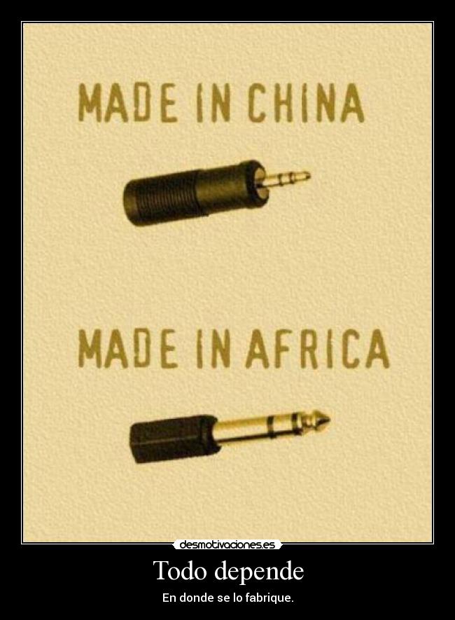 Todo depende - En donde se lo fabrique.