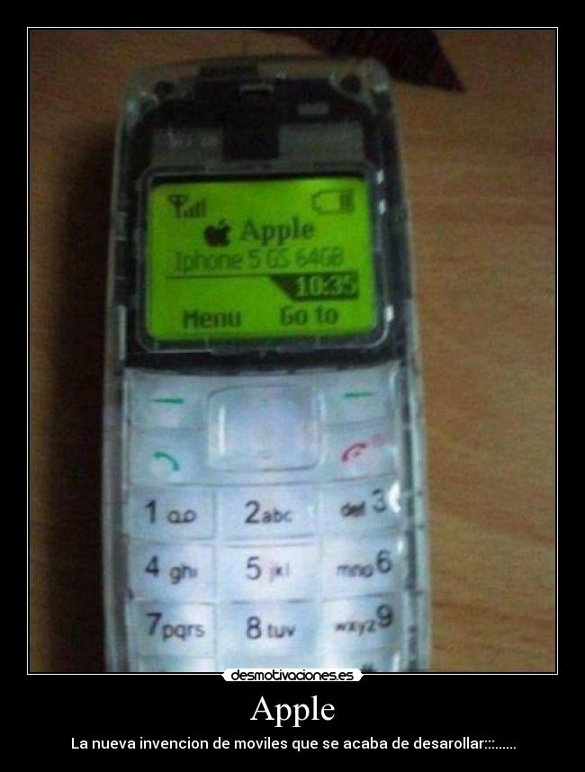 Apple - La nueva invencion de moviles que se acaba de desarollar:::......