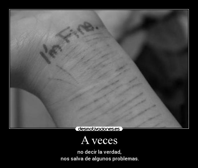 A veces -