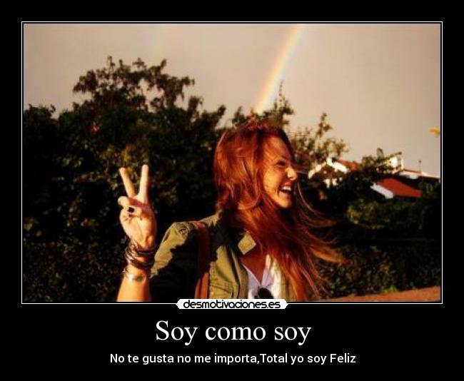 carteles soy como soy desmotivaciones