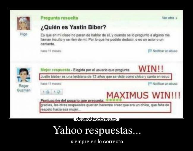 Yahoo respuestas... -