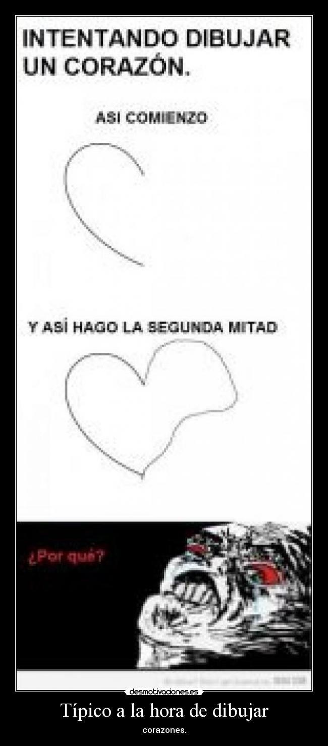 Típico a la hora de dibujar - corazones.