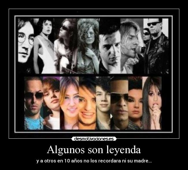 Algunos son leyenda - y a otros en 10 años no los recordara ni su madre...