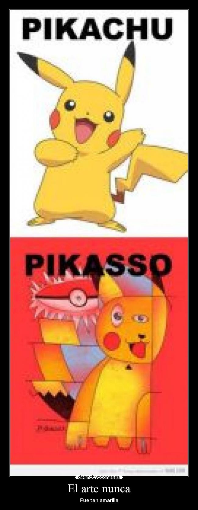 carteles arte pika pika desmotivaciones