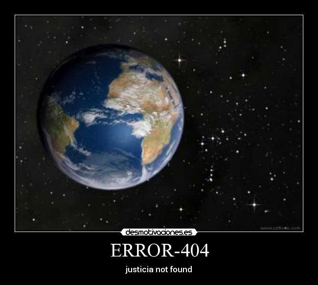 ERROR-404 - justicia not found