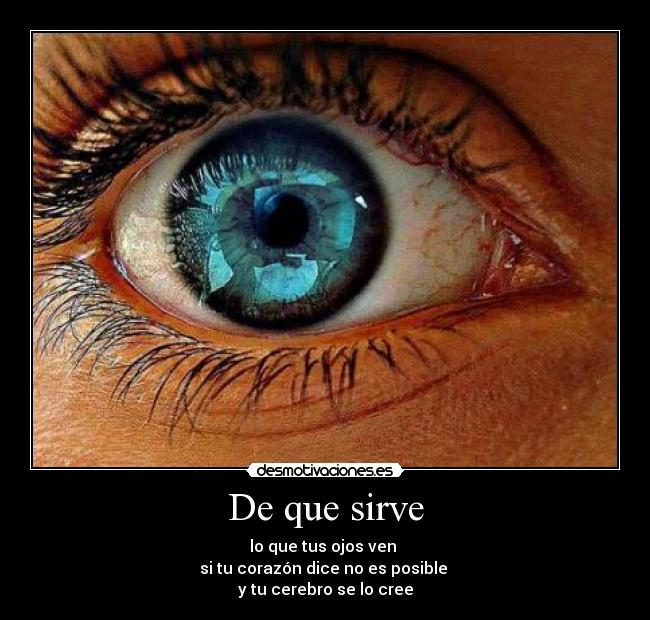 De que sirve - 