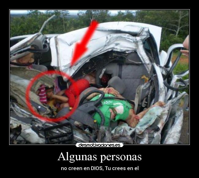 Algunas personas - no creen en DIOS, Tu crees en el