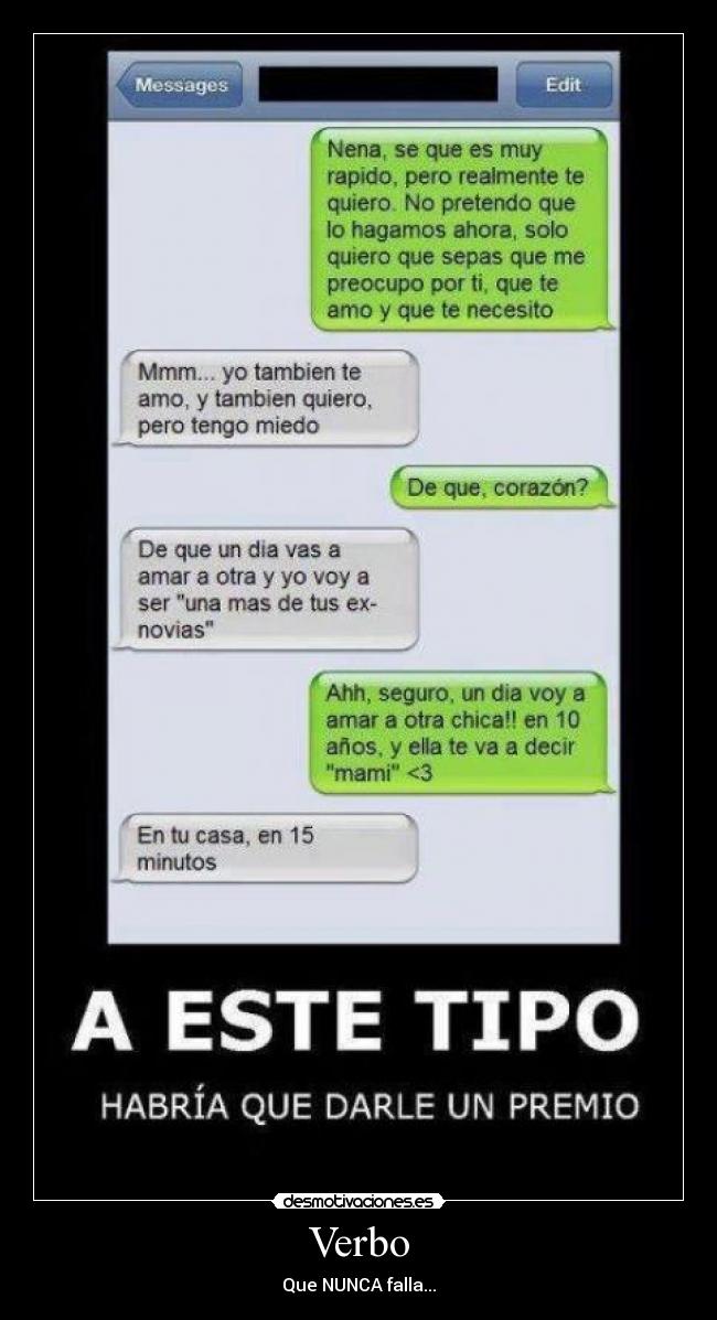 Verbo - Que NUNCA falla...