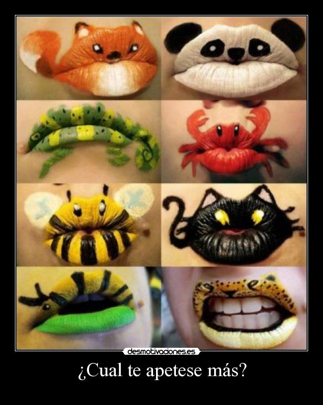 ¿Cual te apetese más? - 