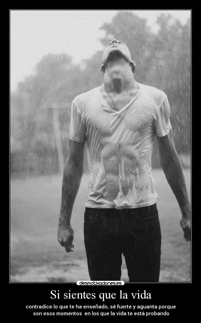 Si sientes que la vida - 