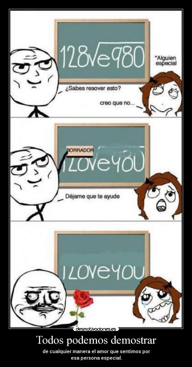 Todos podemos demostrar - 