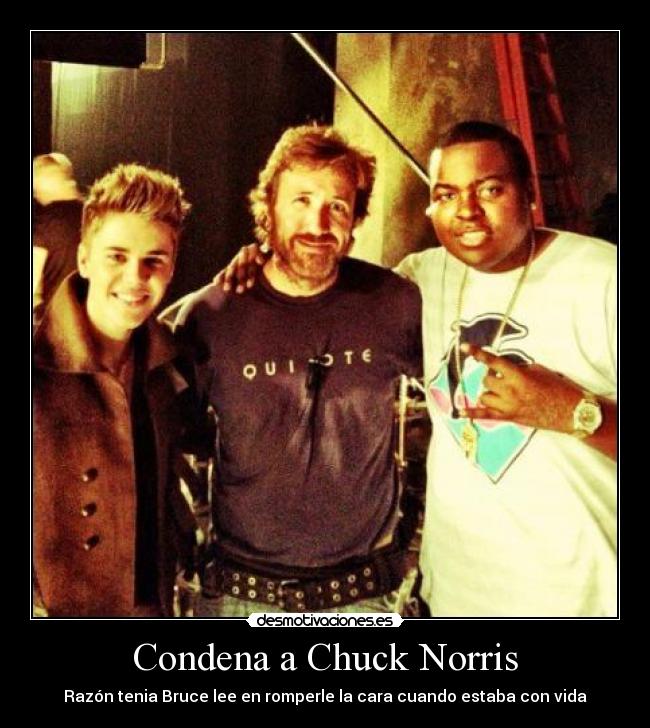 Condena a Chuck Norris - Razón tenia Bruce lee en romperle la cara cuando estaba con vida