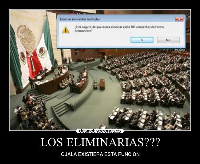 LOS ELIMINARIAS??? -
