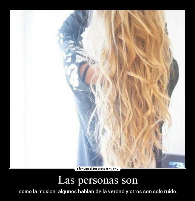 Las personas son -