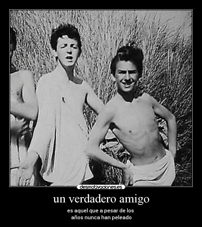 un verdadero amigo -