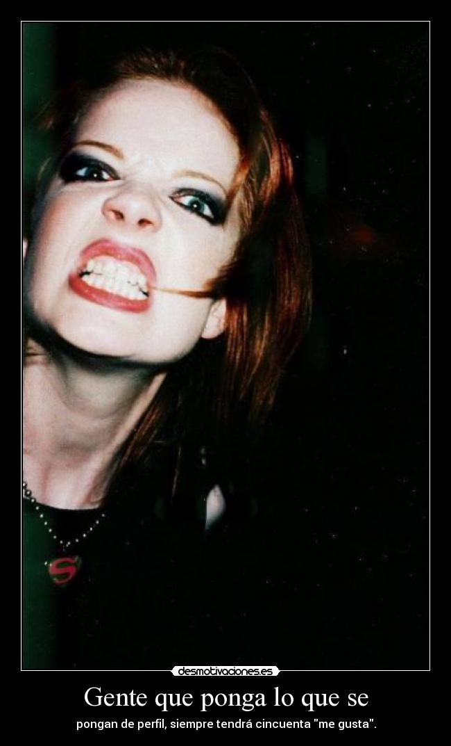 Gente que ponga lo que se -