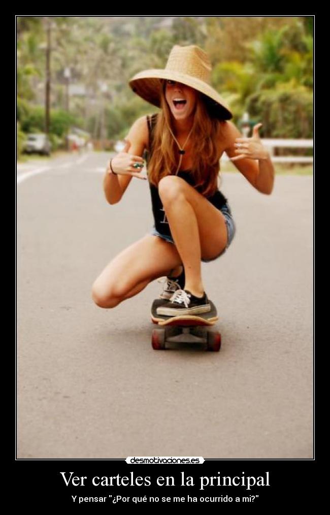 Ver carteles en la principal - 