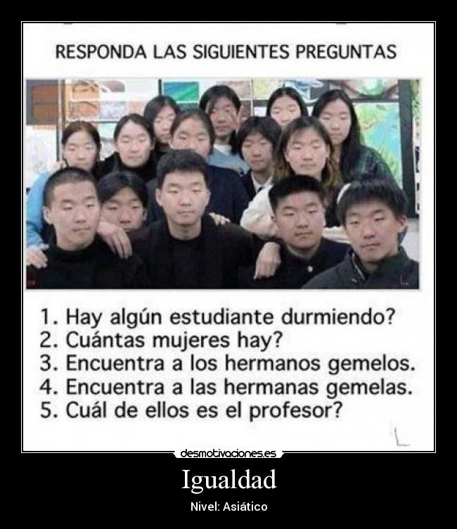 Igualdad -