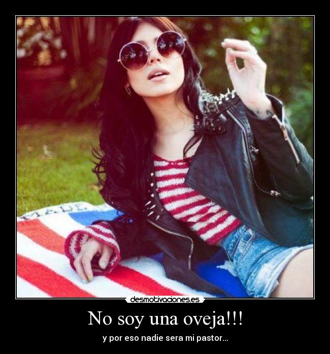 No soy una oveja!!! -