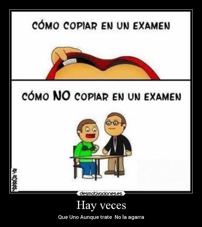 Hay veces -
