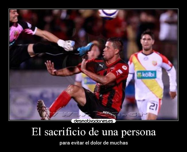 El sacrificio de una persona - para evitar el dolor de muchas