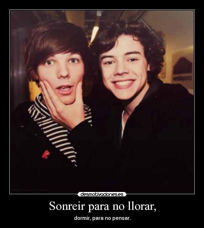 Sonreir para no llorar, -