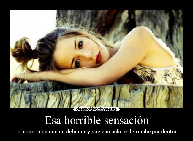 Esa horrible sensación - 