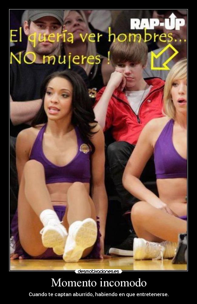 Momento incomodo - Cuando te captan aburrido, habiendo en que entretenerse.