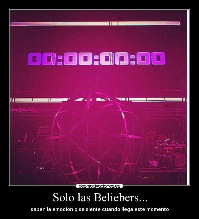 Solo las Beliebers... -