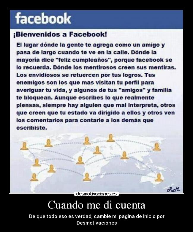 Cuando me di cuenta -