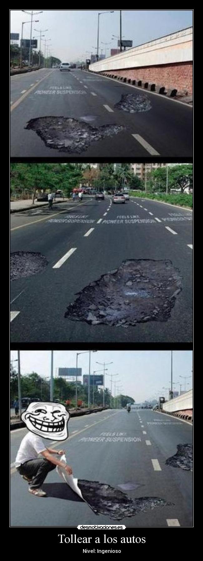 Tollear a los autos -