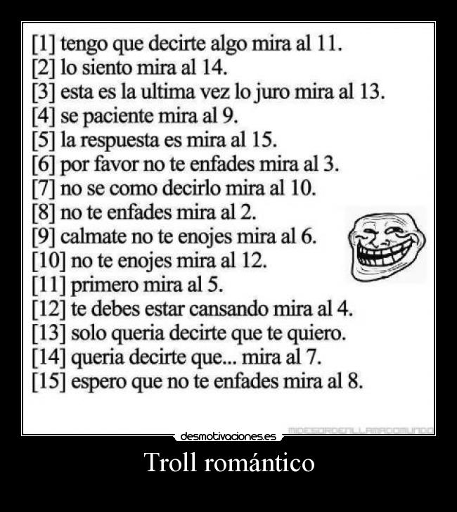 Troll romántico - 