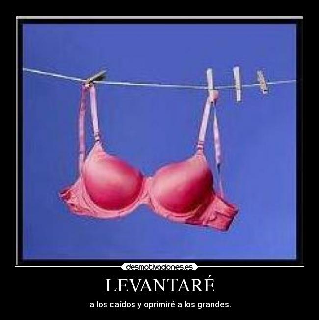 LEVANTARÉ - a los caídos y oprimiré a los grandes.