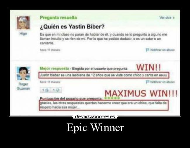 Epic Winner - 