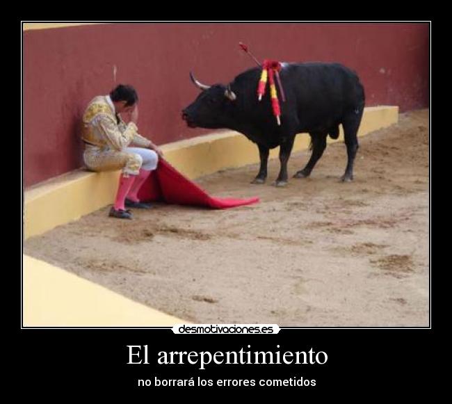 El arrepentimiento -
