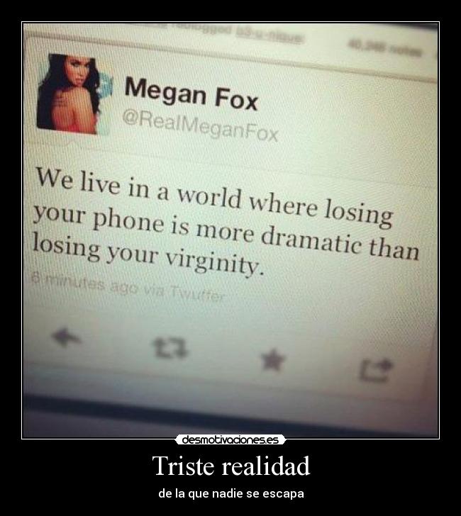 Triste realidad - 