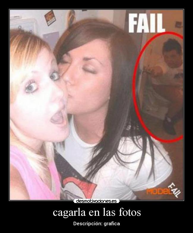 cagarla en las fotos - 