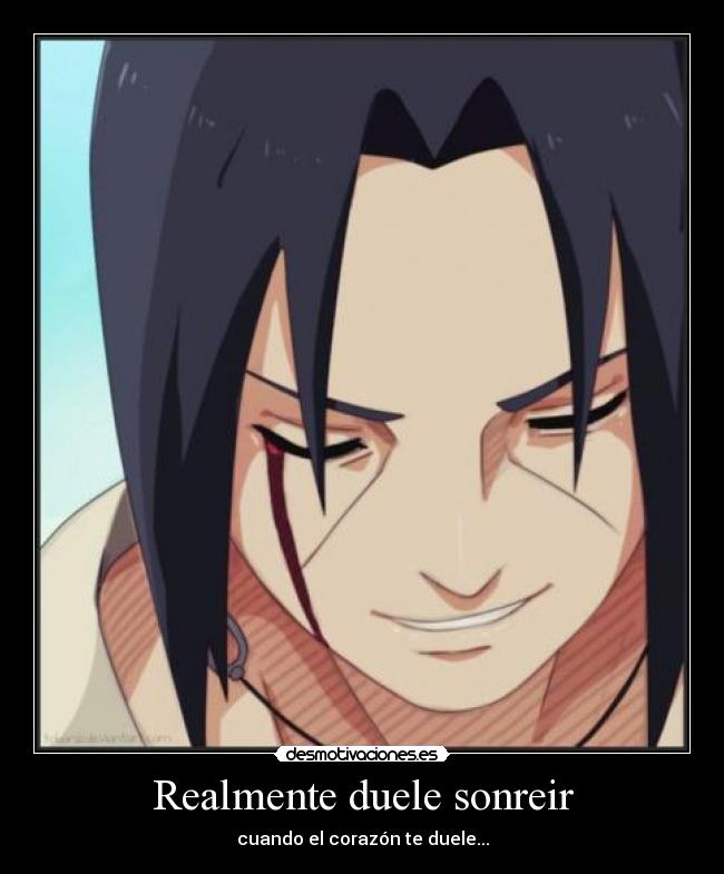 Realmente duele sonreir -