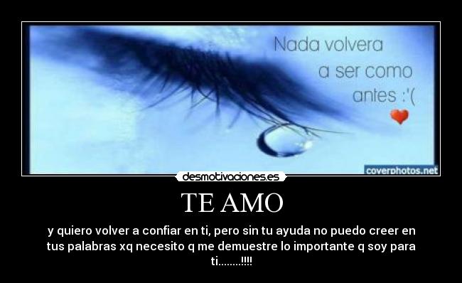 TE AMO -