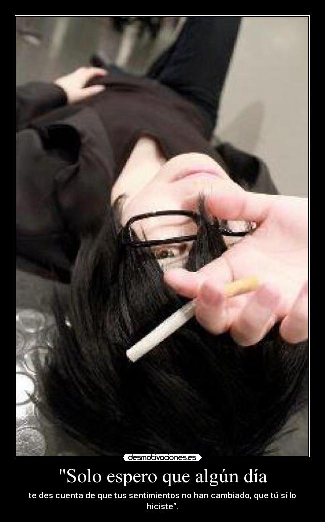 Solo espero que algún día - 